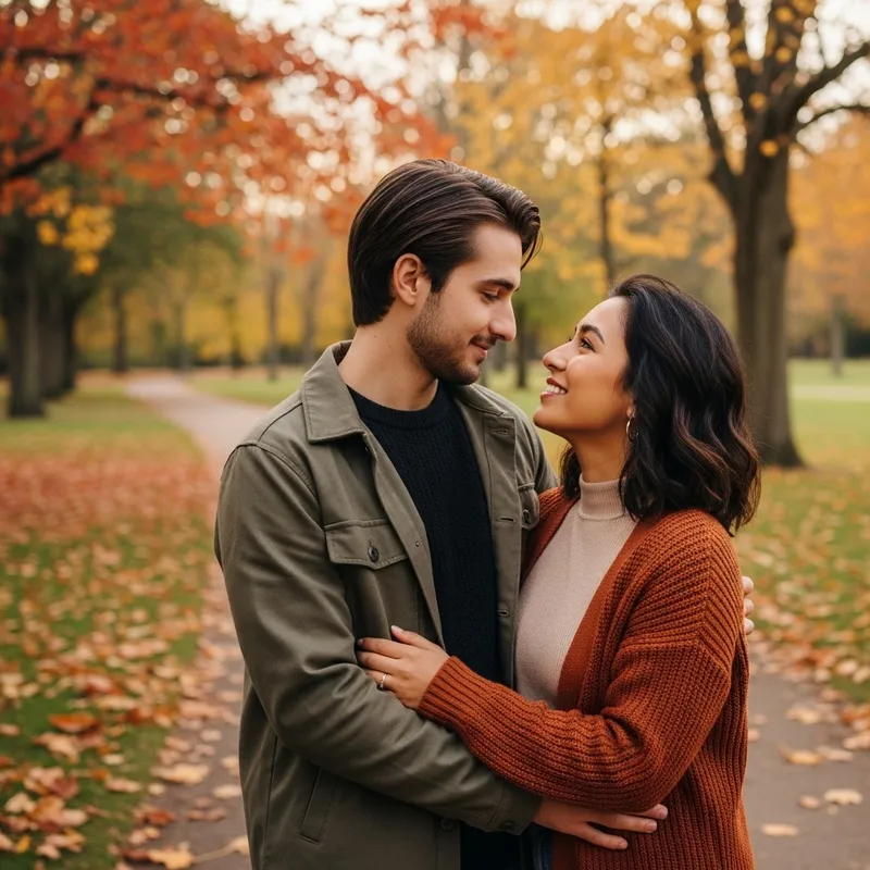 Heartwarming Moment: Young Kurdish Man Kissing Arab and Asian Woman