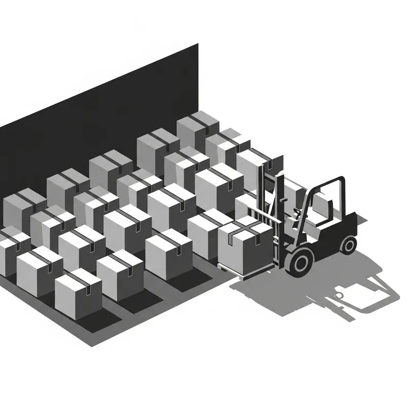 Minimalist Logistics: Warehouse & Forklift Design