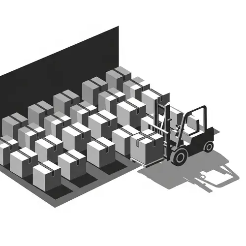 Minimalist Logistics: Warehouse & Forklift Design