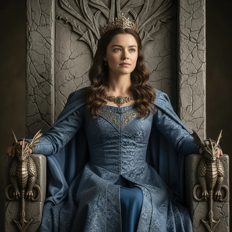 Emma Watson as Daenerys Targaryen | Regal Throne Scene