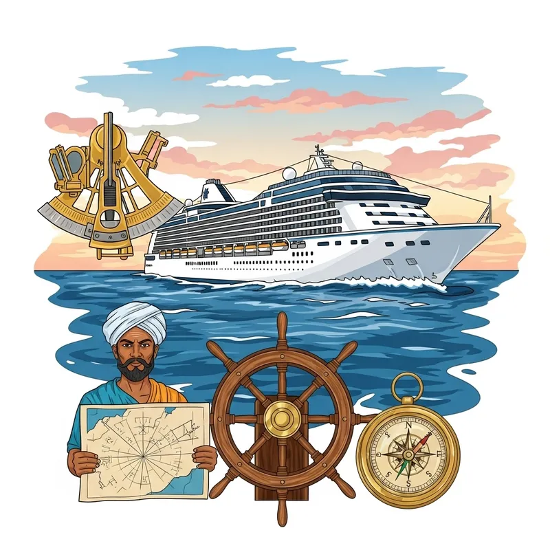 Adventure Cruise T-shirt Design - Nautical Journey Illustration