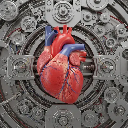 Human Heart in Machine: Realistic Intricate Artwork
