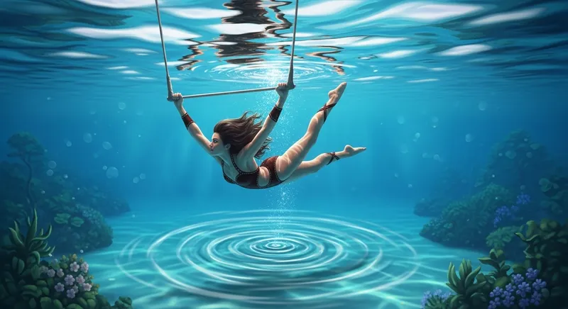 Darya Vintolova Trapeze Artistic Underwater Performance in Dream World Darya Vintolova Trapeze Artistic Underwater Performance in Dream World