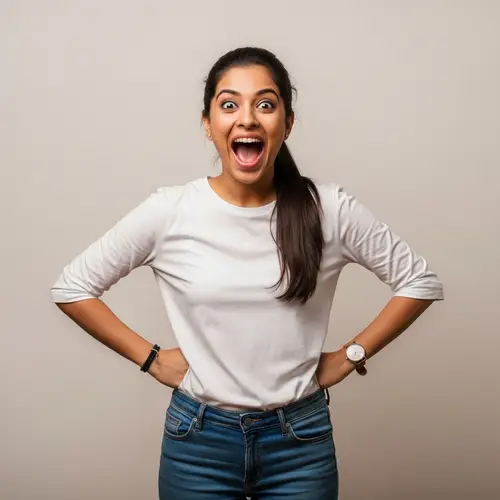 Young Woman with Widest Mouth: Extraordinary Talent Displayed