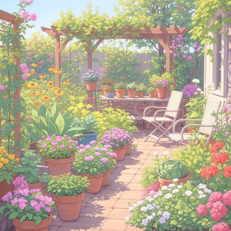 Vibrant Backyard Garden: Plants, Flowers, Vegetables & More Vibrant Backyard Garden: Plants, Flowers, Vegetables & More