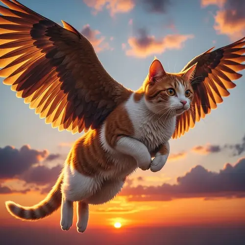 Flying Cat: Unleash Your Imagination with a Cat That Can Fly