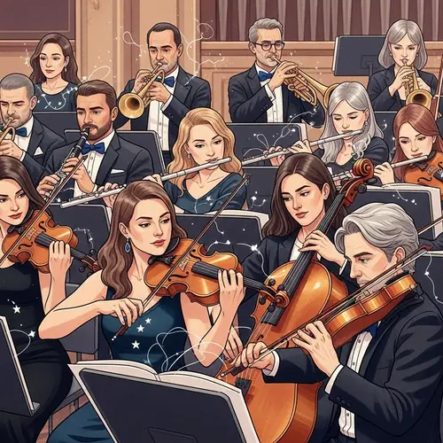 Diverse Symphonic Orchestra with Venezuelan and Colombian Musicians