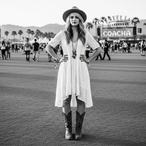 Bohemian Bridal Style at the Coachella Festival