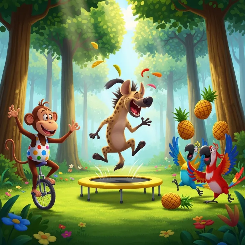 Funny Videos: Laughing Hyena, Silly Parrots, Playful Monkey