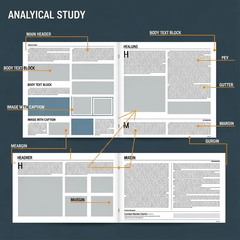 Graphic Design Layout Analysis: Understanding Structures, Composition, and Element Hierarchies