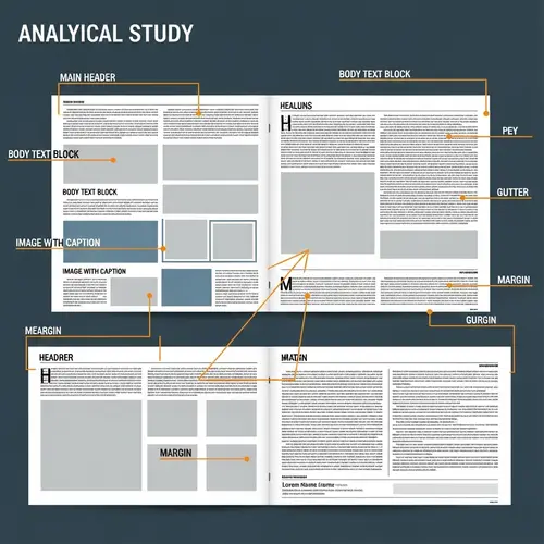 Graphic Design Layout Analysis: Structures, Composition, Element Hierarchies