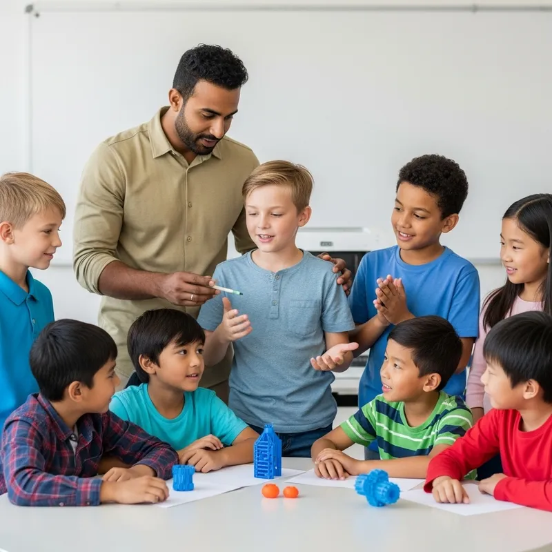 Exciting 3D Printer Education for Kids with Engaging Teacher