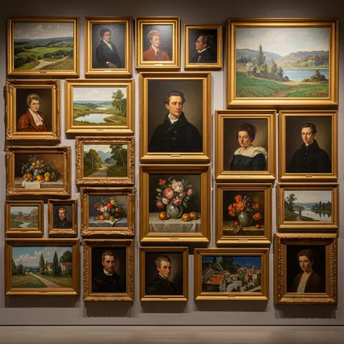 Stunning Classical Paintings Collage | High-End Art Gallery