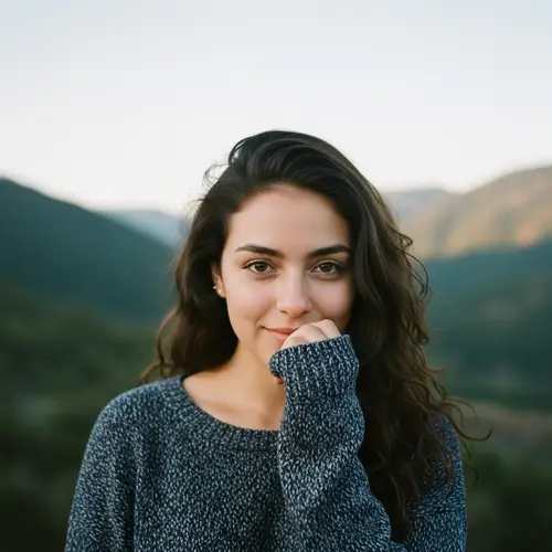 Young Hispanic Woman in Nature | Portrait Photography