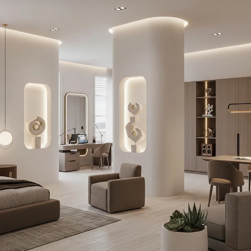 Sleek High-Modernism Aesthetic Interior Design | 3D Render