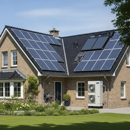 Eco-Friendly House with Heat Pump & Solar Panels
