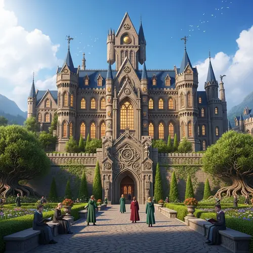 Enchanting Castle of Wisdom: A Magical Education Haven