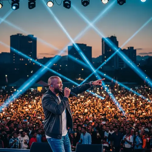 Male Singer Performing in Addis Ababa | Live Stage Concert