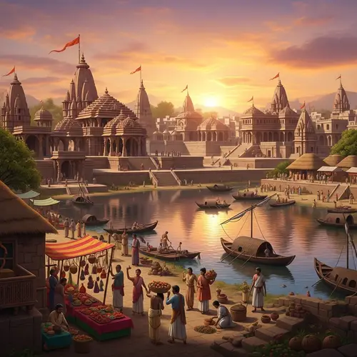 Ancient City of Ayodhya, India: Temples, Palaces & Marketplace