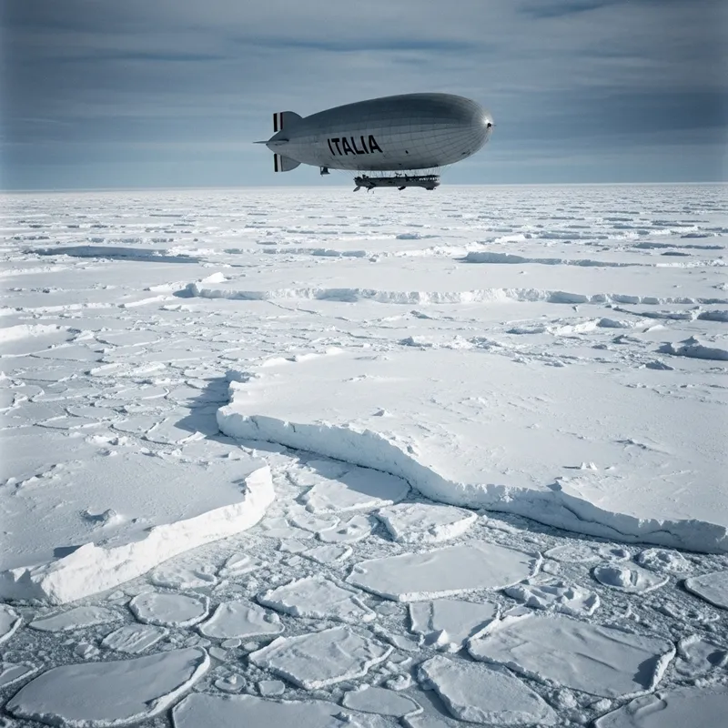 Airship ITALIA's Epic North Pole Journey - 1928