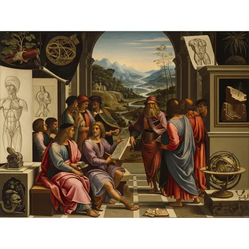 Renaissance Era Artwork Inspired by Leonardo Da Vinci