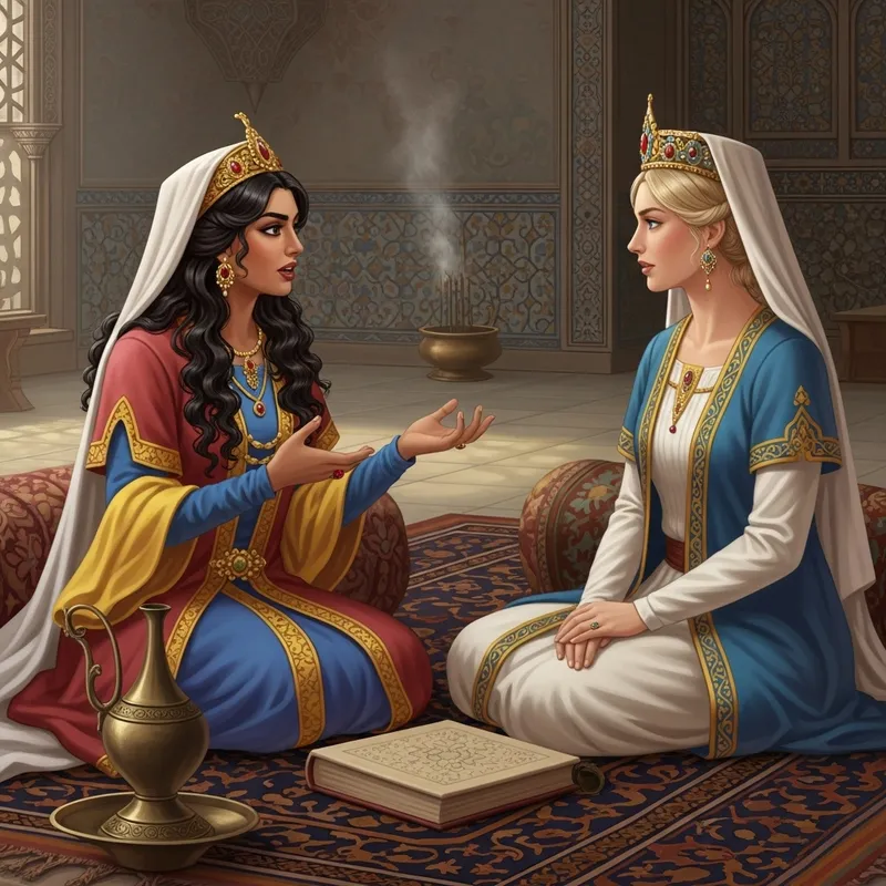 Conversation of Safavid Court Women: Expressive Dialogue