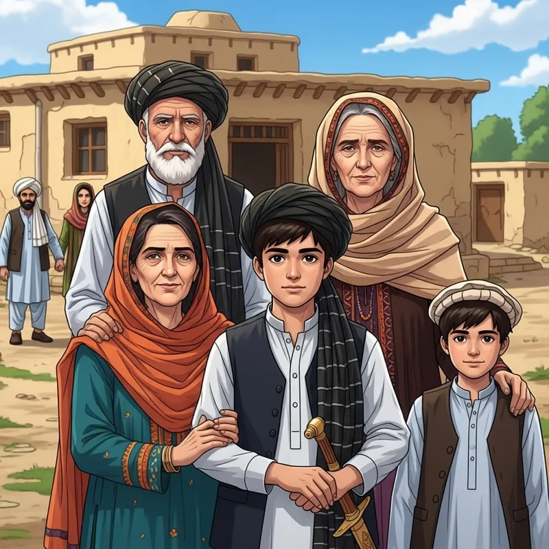 AI Sketch of Land Disputes Resolution in Merged Areas Drama