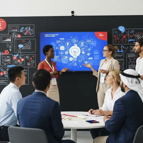 Strategic Marketing Event: Diverse Stakeholders Brainstorming Together