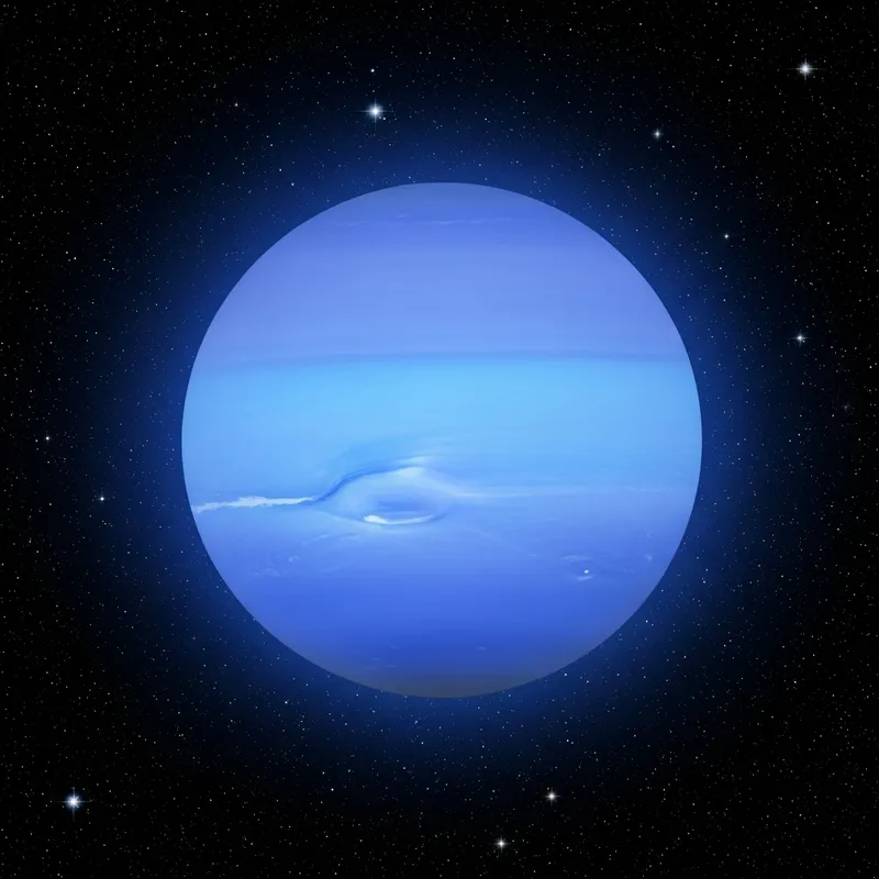 Blue Neptune in the Cosmos