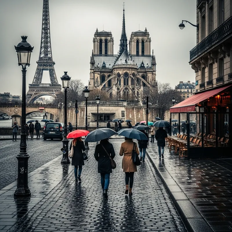 Melancholic Love in Paris: A Romantic Journey