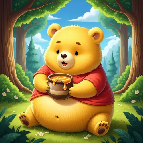 Winnie Pooh: The Charming Honey Bear