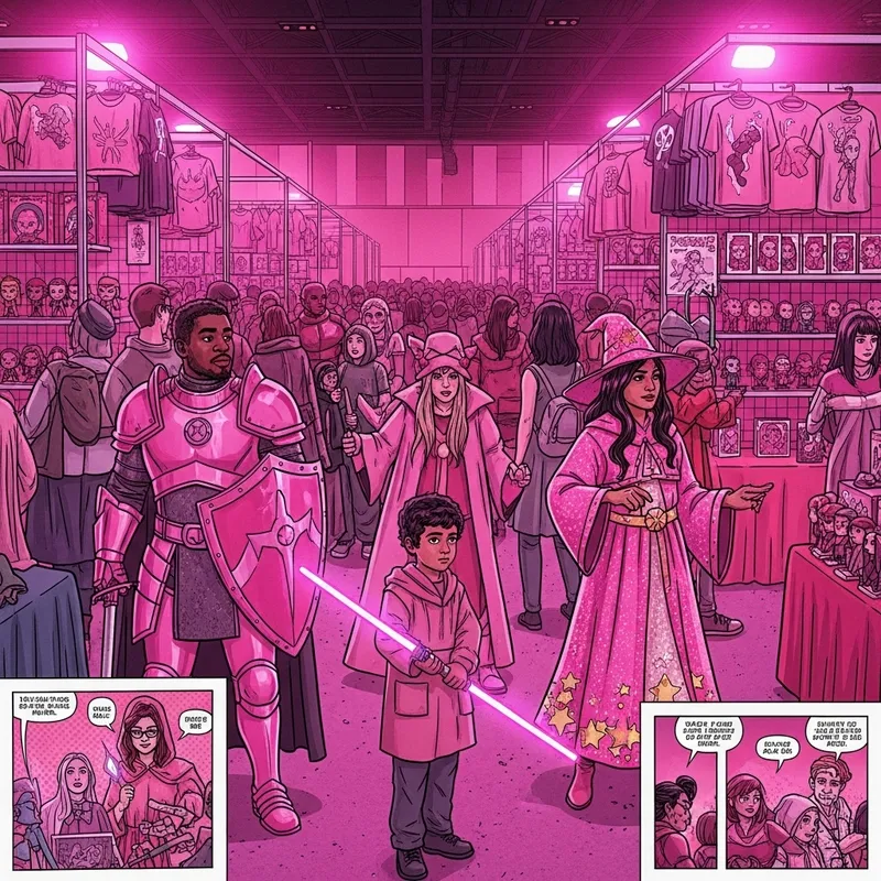 Pink Comicon: Diverse Cosplay & Pop-Culture Fun