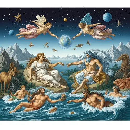 Greek Creation Myth: Gaia, Uranus & the Genesis of Cosmos