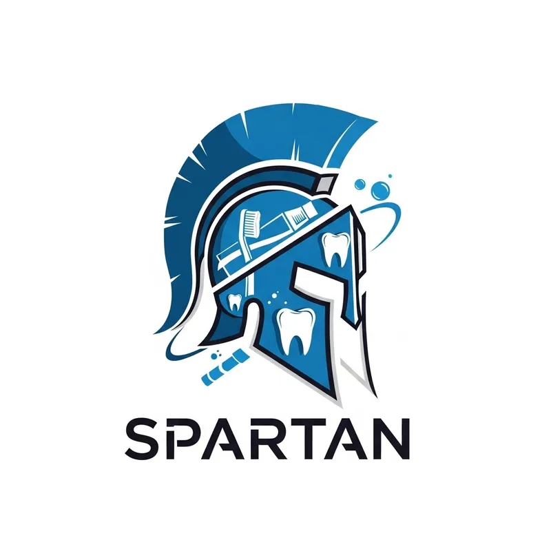 Spartan Dental Products: Spartan Helmet Logo Design