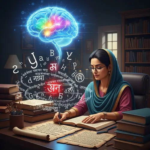 Linguistics Intelligence and Analysis: Scholarly Individual of South Asian Descent