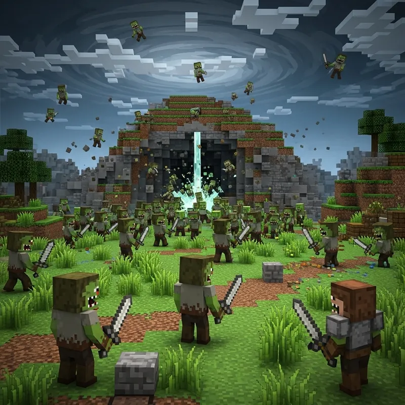 Survive the Minecraft Zombie Apocalypse - Conquer the Horde