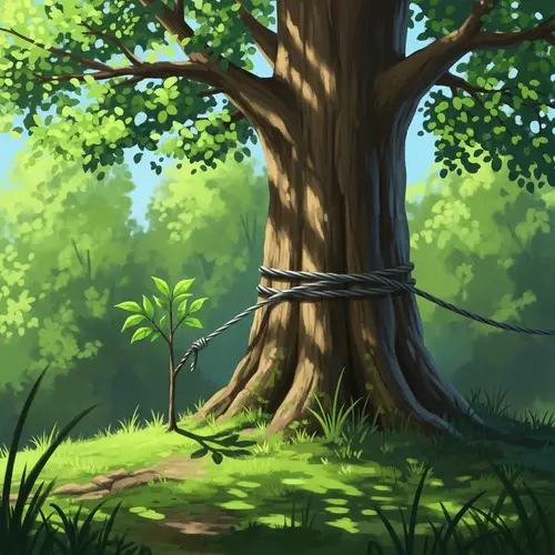 Youthful Growth & Old-World Strength | Digital Painting