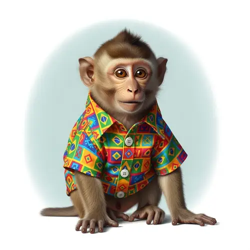Colourful Brazilian Monkey | Traditional Shirt Patterns