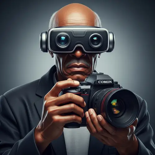 Futuristic African American Photographer | High-Tech Visionary