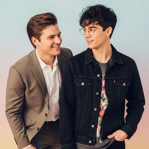 Stylish Men: Kim Taehyung and Jeon Jungkook