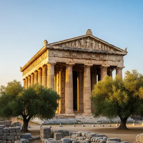 Temple of Zeus at Olympia - A Glimpse of Ancient Greece