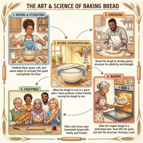 Bread Baking Process: From Mixing to Baking | Step-by-Step Guide