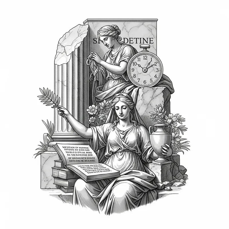 Marble Monument Symbolism: Untimely Death, Unfinished State, and Masonic Virtues