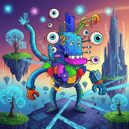 Eccentric Cyber Creature Roaming in Metaverse