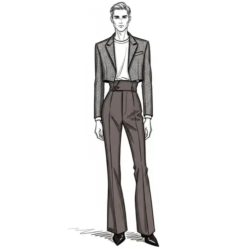 Sophisticated Men's Fashion Sketch & Style Inspiration