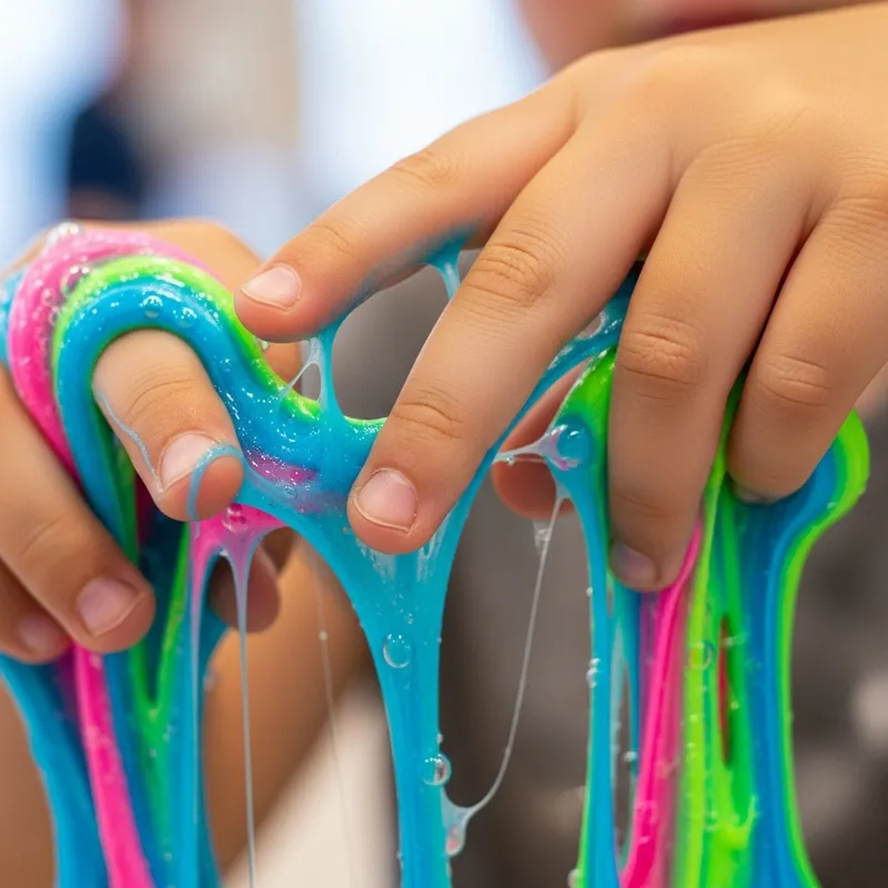 Kid's Sticky Slime Play | Creative Sensory Fun