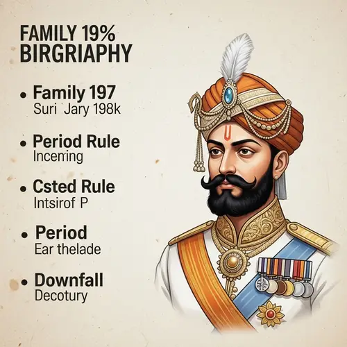 Biography of 19th Century Indian Royal Figure