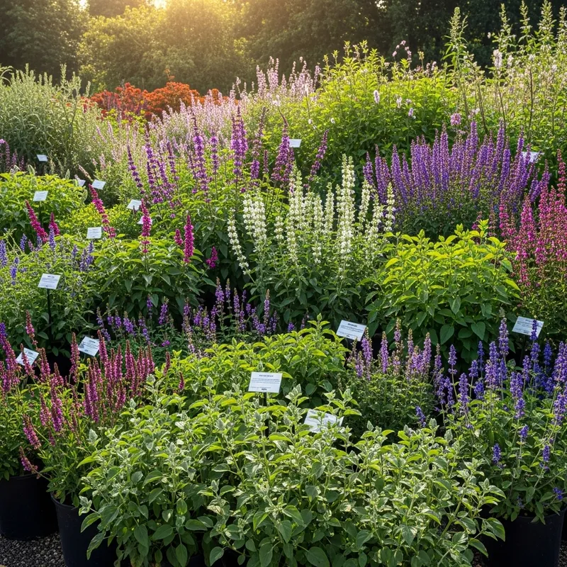 Vibrant Salvia Plants: A Captivating Collection of Aromatic Flora