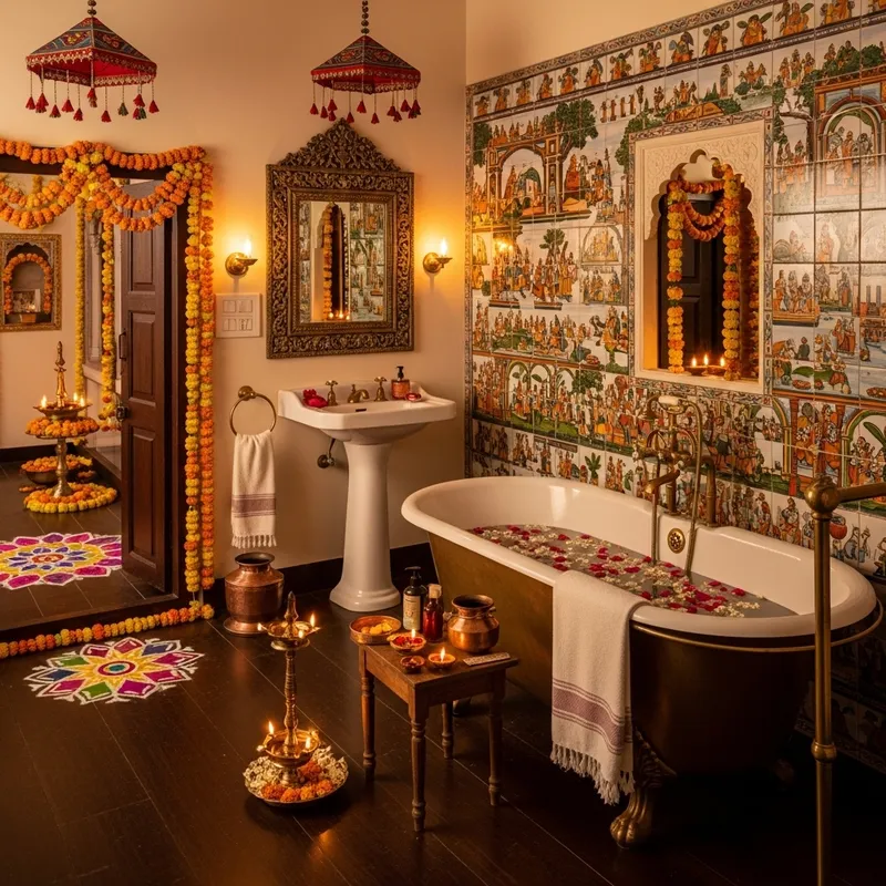 Festival Decor in Traditional Indian Homes