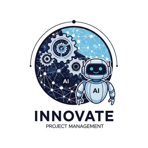 Innovative Emblem for AI Project Management | Company Logo Design